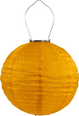 Vense Island Outdoor Yellow Solar Lantern