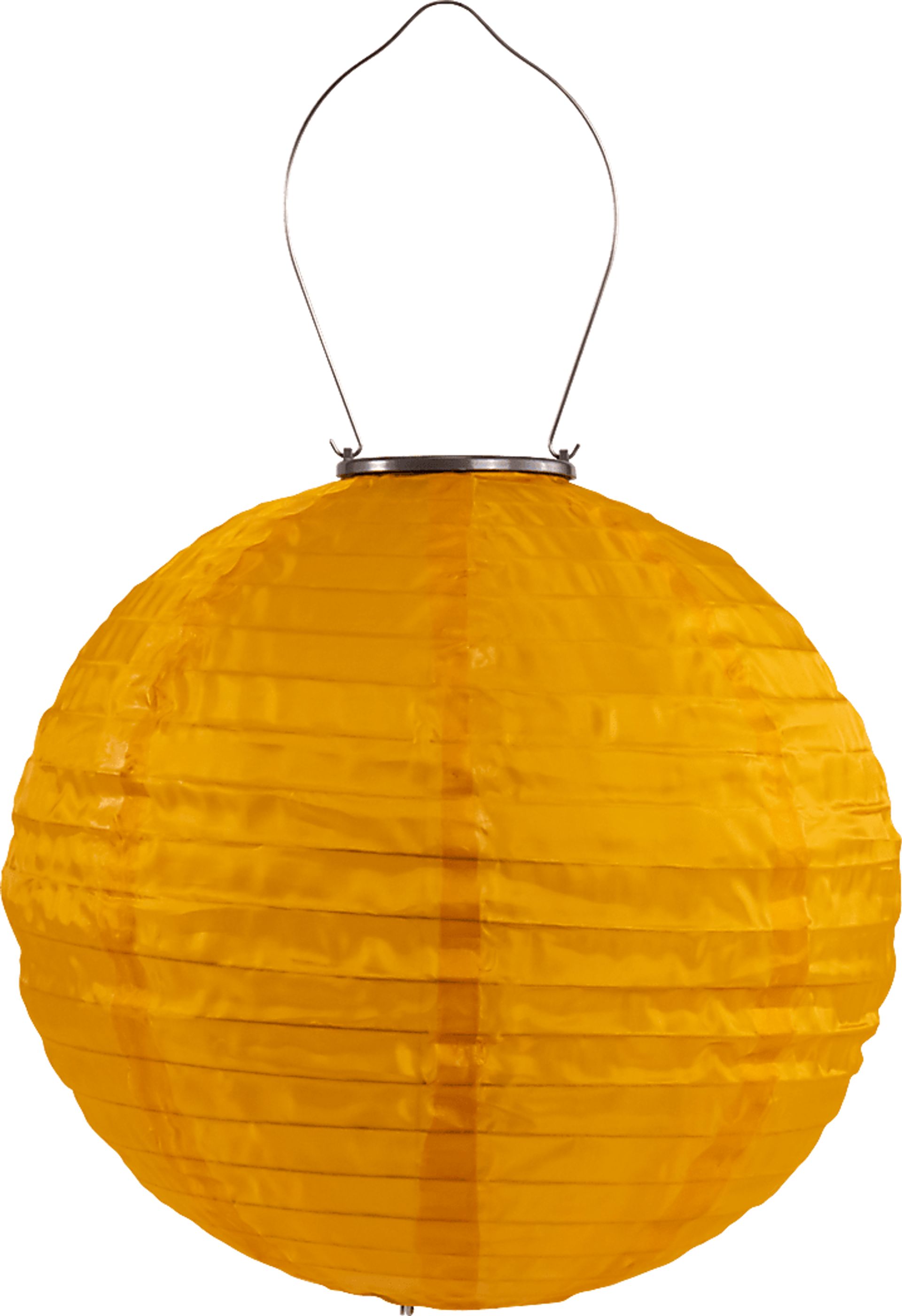 Vense Island Outdoor Yellow Solar Lantern - Image 1