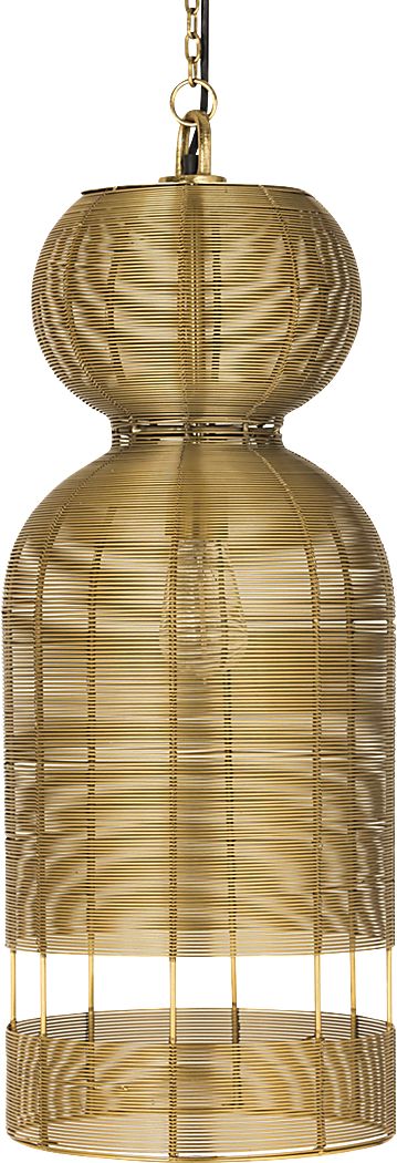 Vento Place Brass Pendant