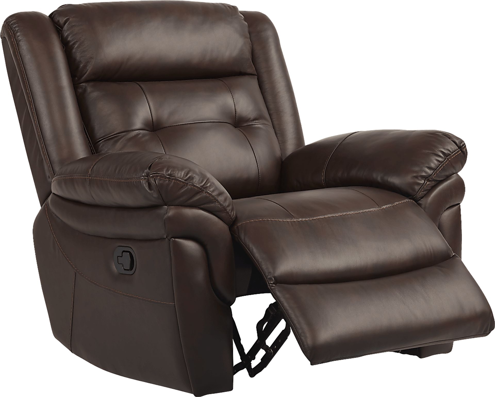 Ventoso Brown Leather 3 Pc Living Room with Reclining Sofa - Image 6