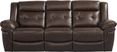 Ventoso 3 Pc Leather Non-Power Reclining Living Room Set