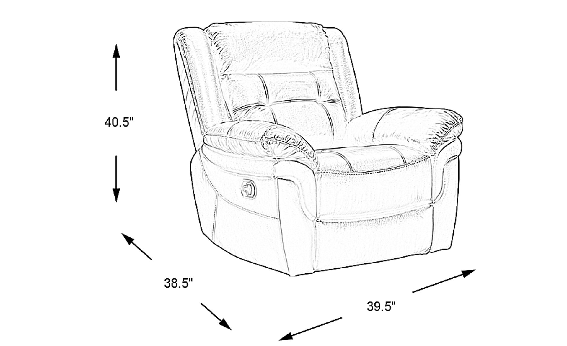 Dimension Image. Please refer to the Dimension Tab on this page for dimension details.