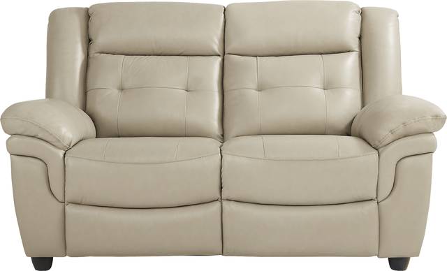 Ventoso Sand Leather 6 Pc Living Room with Reclining Sofa Plus 70 in. TV - Thumbnail - Image 4