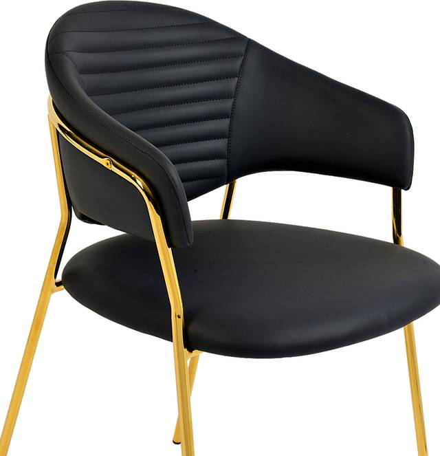 Ventris Black Arm Chair, Set of 2 - Thumbnail - Image 6