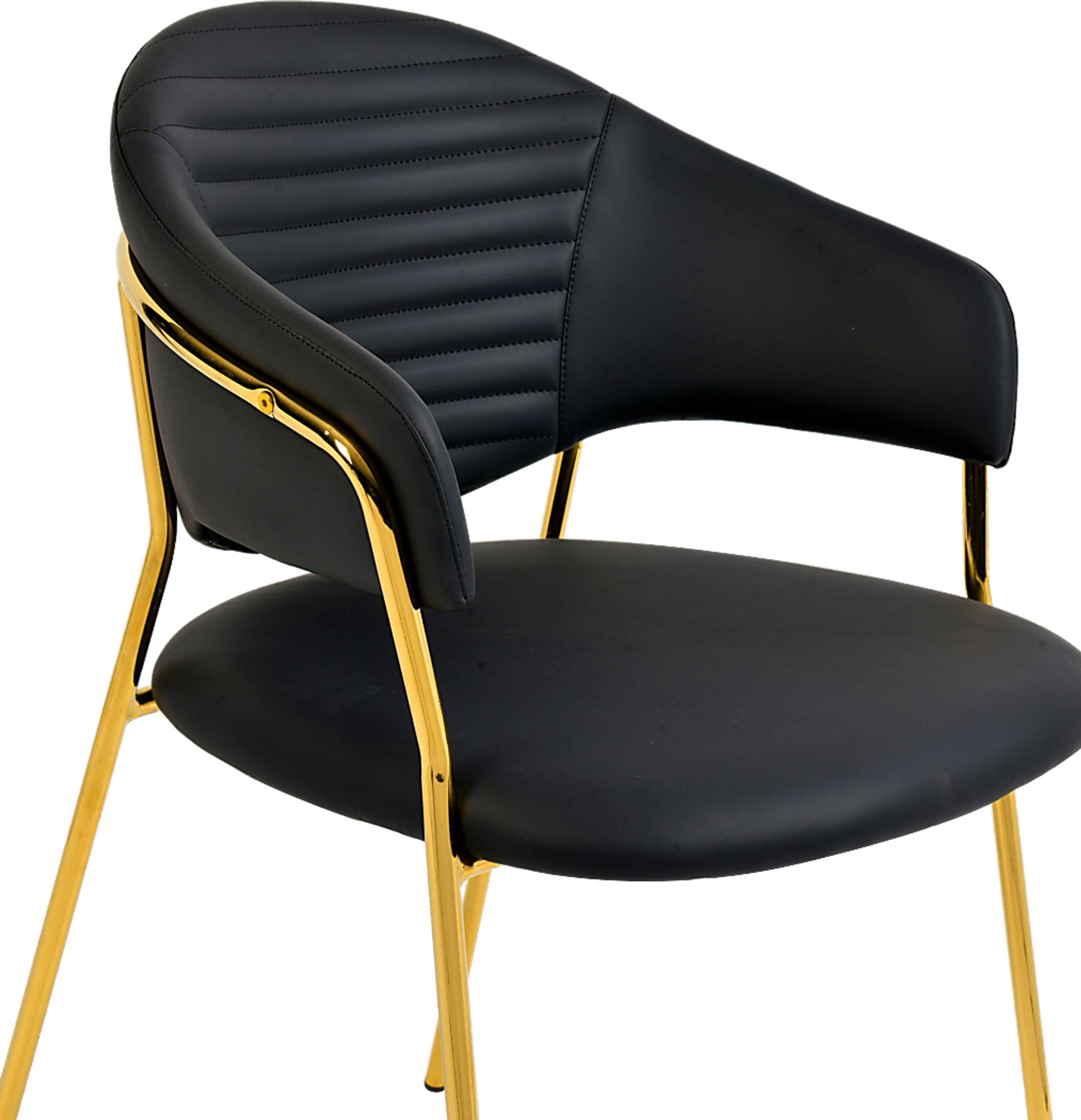 Ventris Black Arm Chair, Set of 2 - Image 6