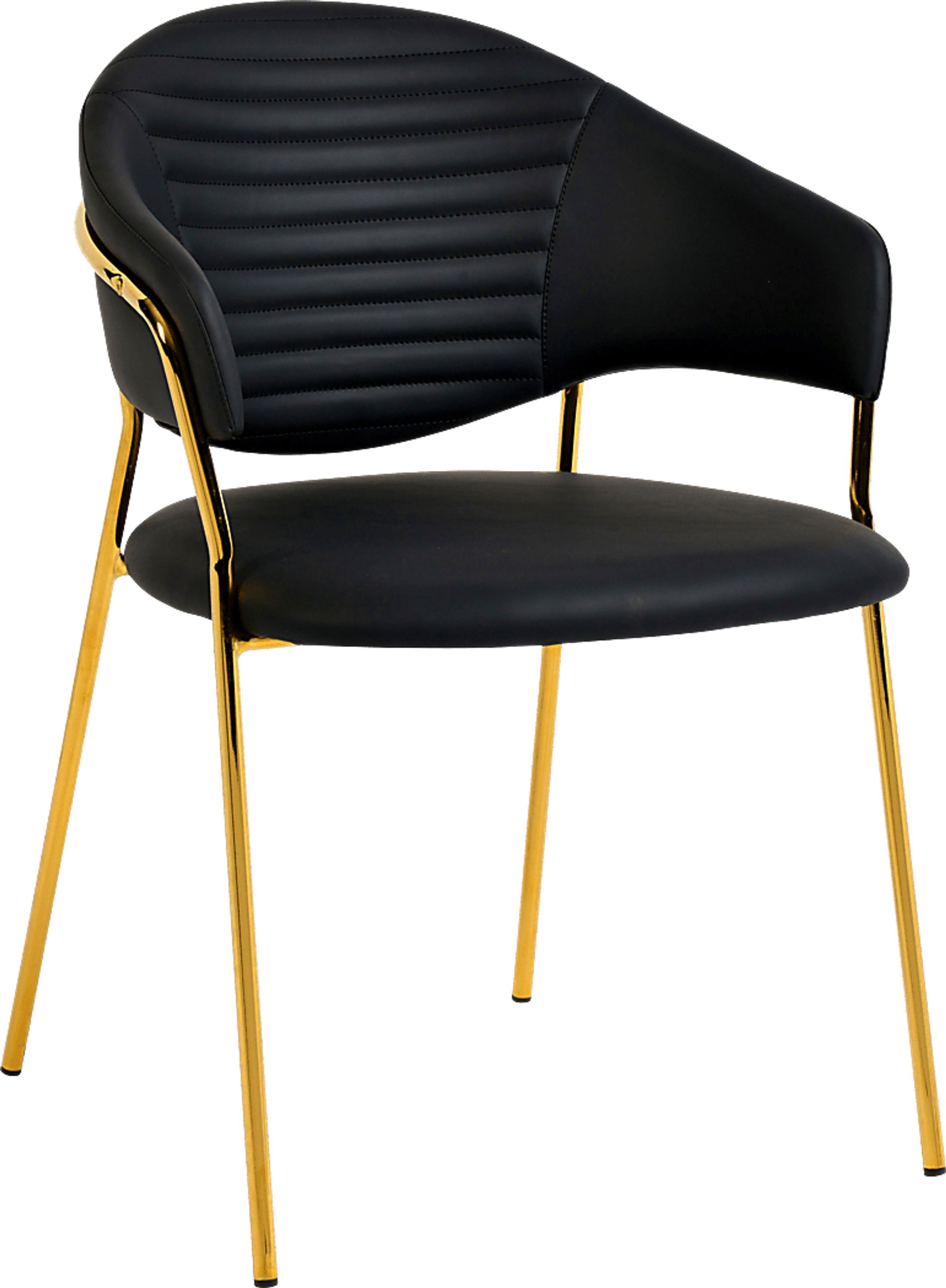 Ventris Black Arm Chair, Set of 2 - Image 1