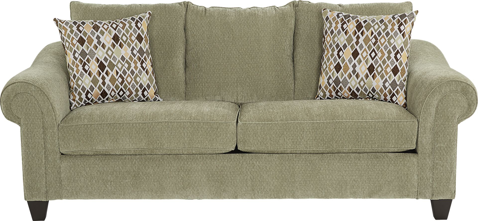 Ventura Green Chenille Fabric Sleeper | Rooms to Go