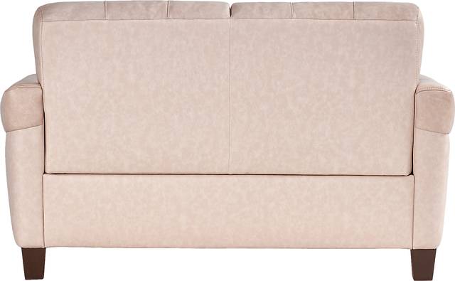 Ventura Square Blush Leather 5 Pc Living Room - Thumbnail - Image 6