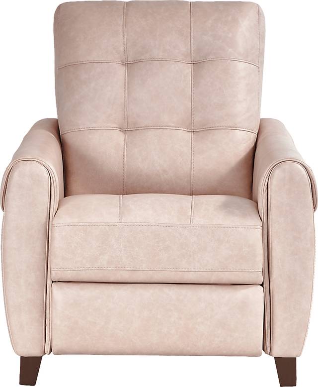Ventura Square Blush Leather 8 Pc Living Room - Thumbnail - Image 8