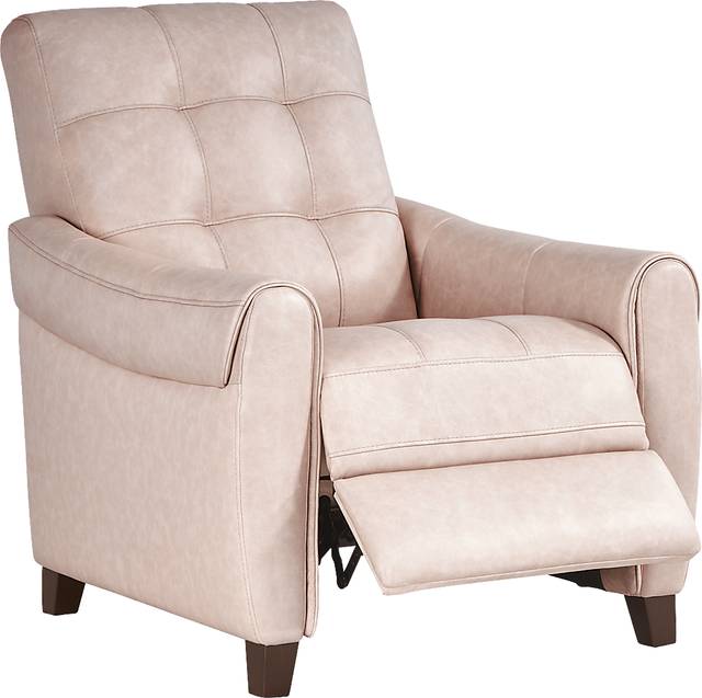 Ventura Square Blush Leather 8 Pc Living Room - Thumbnail - Image 10