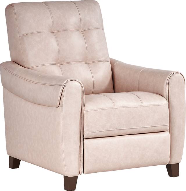 Ventura Square Blush Leather 8 Pc Living Room - Thumbnail - Image 7