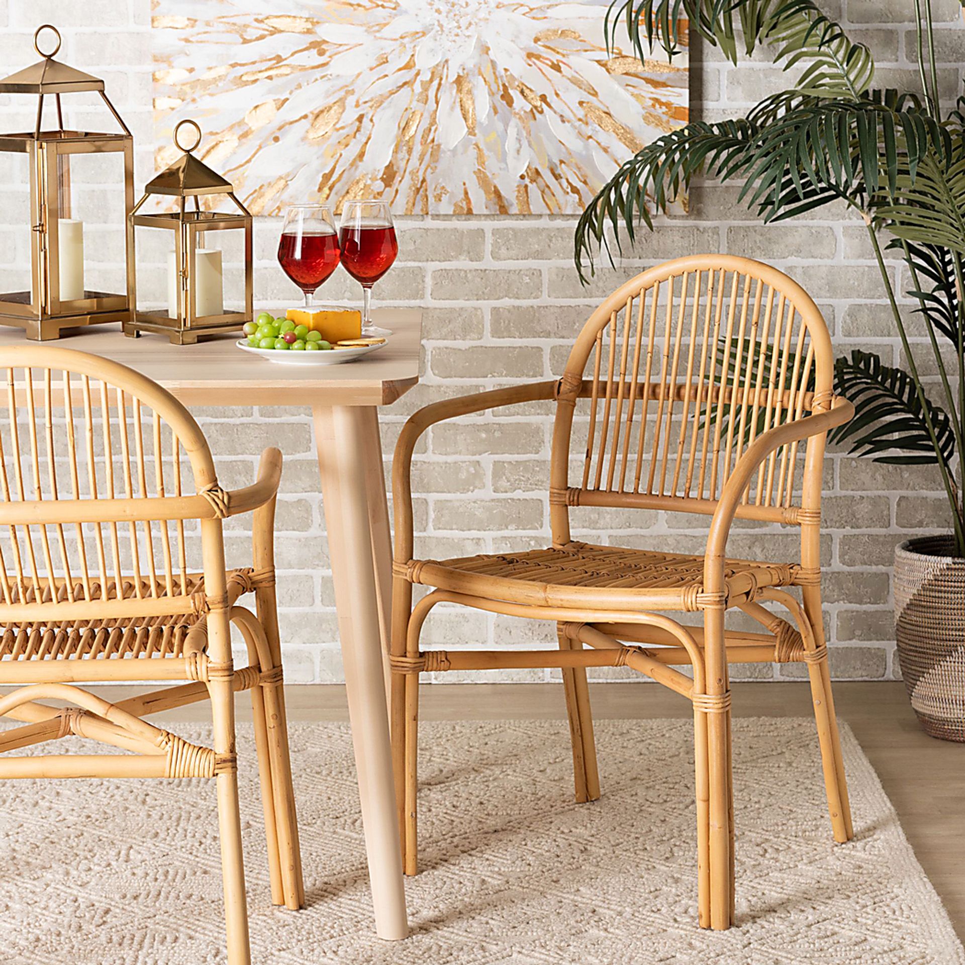 Veralen Brown Arm Chair - Image 2