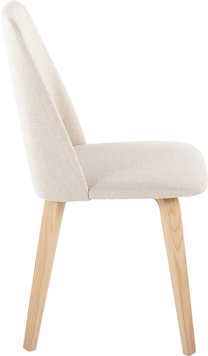 Verawood I Cream Dining Chair, Set of 2