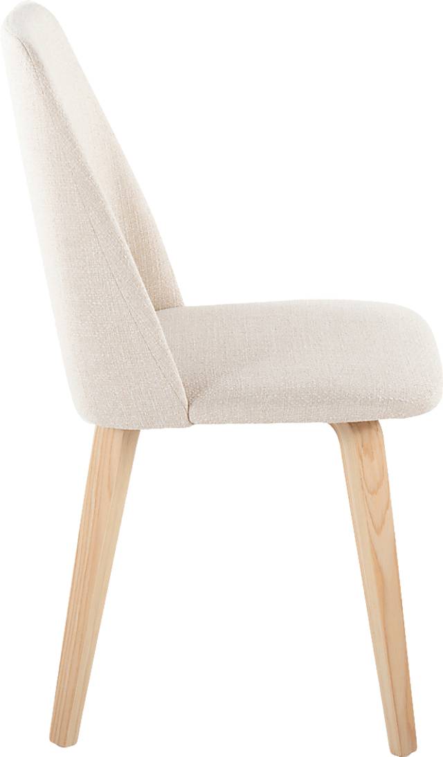 Verawood I Cream Dining Chair, Set of 2 - Thumbnail - Image 4