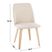 Verawood I Cream Dining Chair, Set of 2