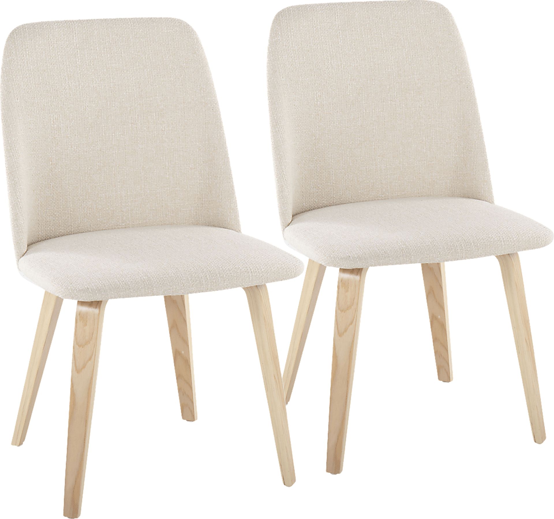 Verawood I Cream Dining Chair, Set of 2 - Image 1