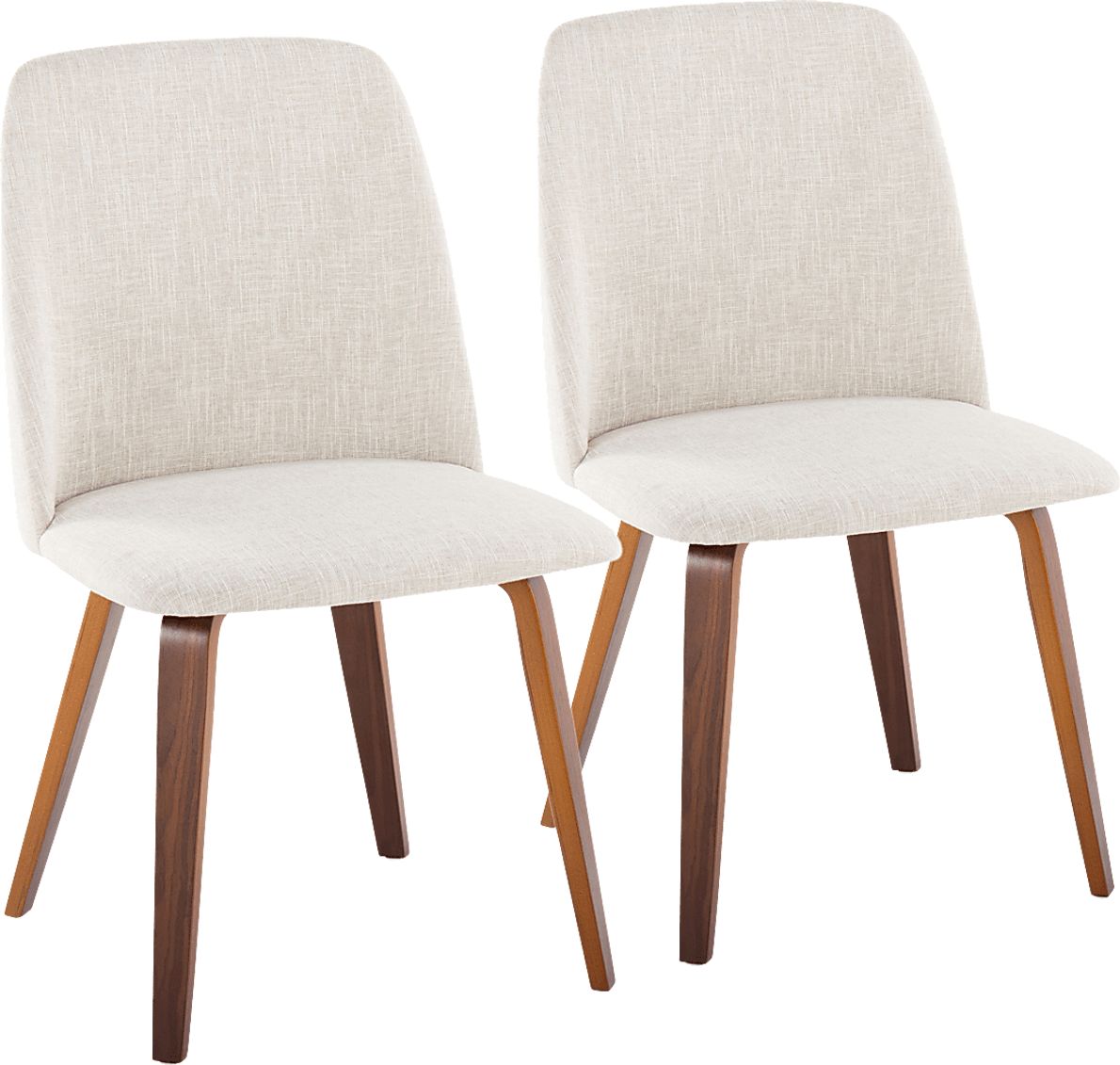 Verawood II Beige Dining Chair, Set of 2