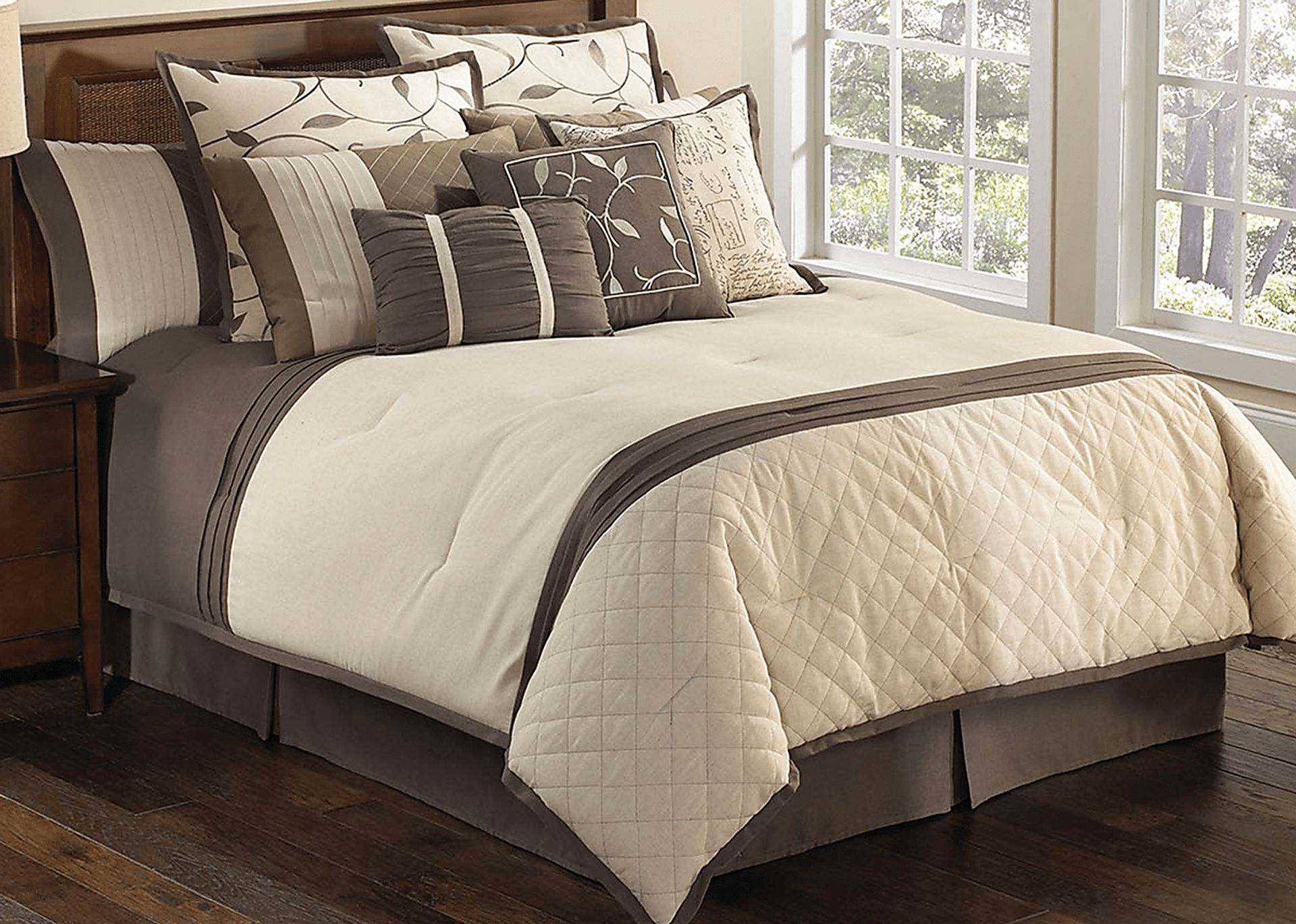 Verbena 9 Pc Queen Comforter Set - Image 1