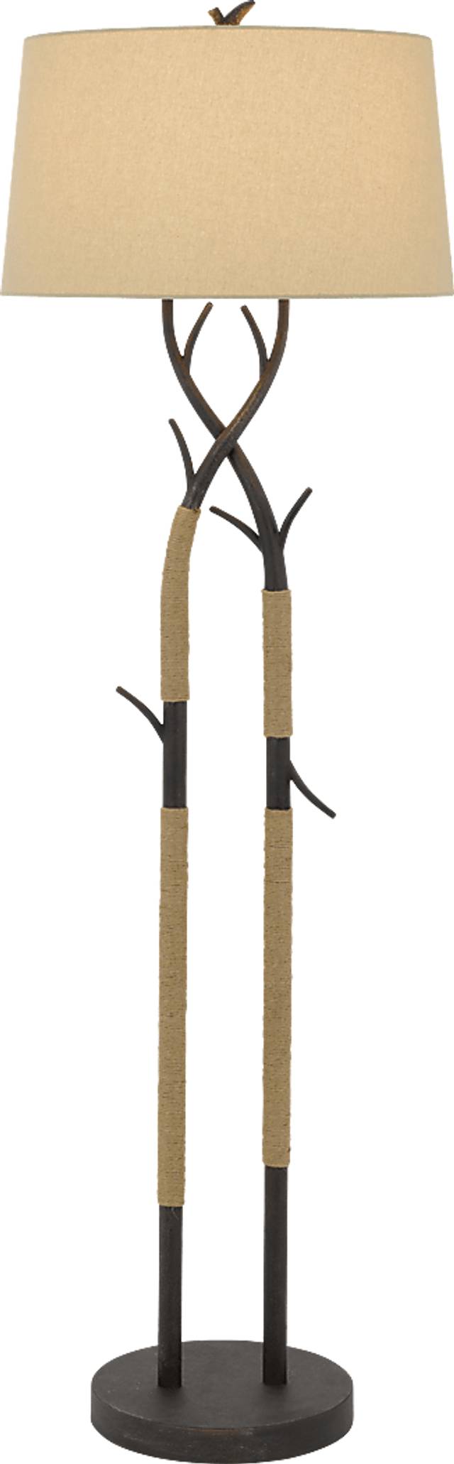 Verbena Cave Black Floor Lamp - Thumbnail - Image 2