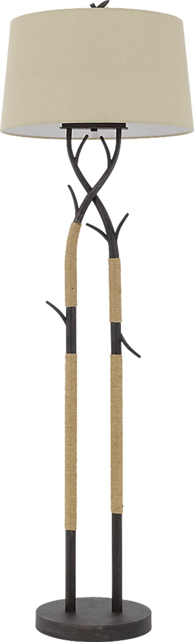 Verbena Cave Black Floor Lamp - Thumbnail - Image 1