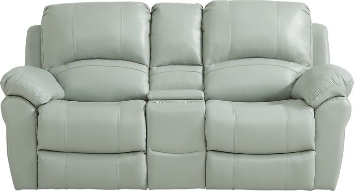 Vercelli Leather Power Reclining Loveseat