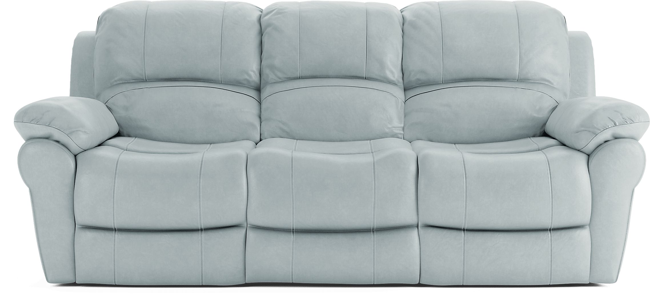 Leather Non Power Reclining Sofa
