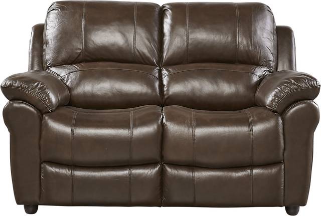 Vercelli Brown Leather 3 Pc Living Room with Reclining Sofa - Thumbnail - Image 10
