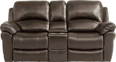 power reclining console loveseat