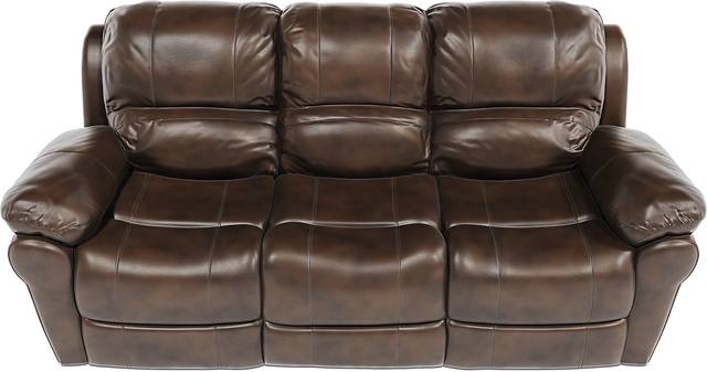 Vercelli Brown Leather Power Reclining Sofa - Thumbnail - Image 3