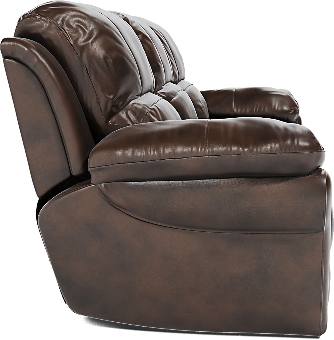 Vercelli Brown Leather Power Reclining Sofa Rooms To Go