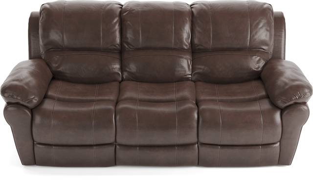 Vercelli Brown Leather Reclining Sofa - Thumbnail - Image 4