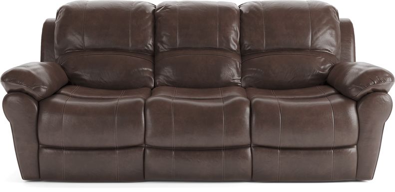 Vercelli Leather Non-Power Reclining Sofa