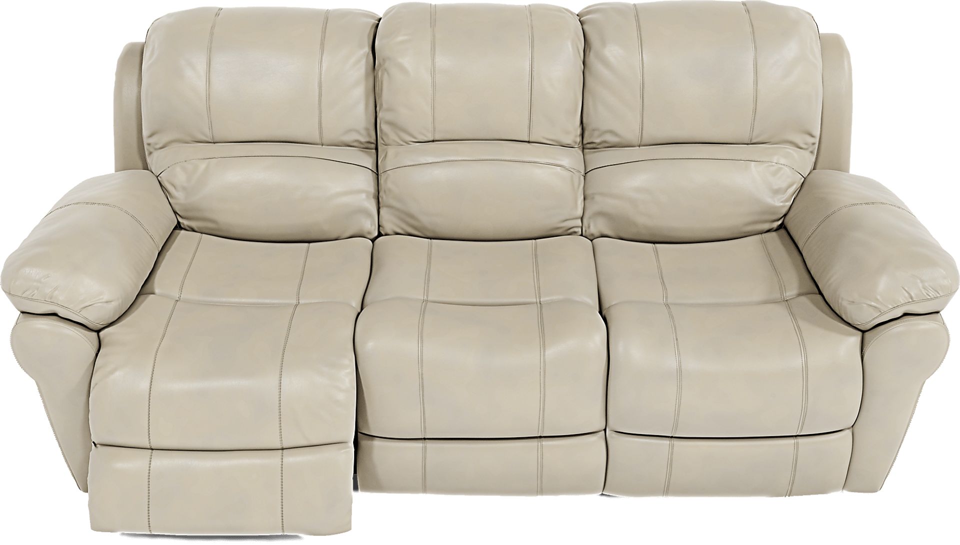 Vercelli Stone Leather Power Reclining Sofa - Image 7
