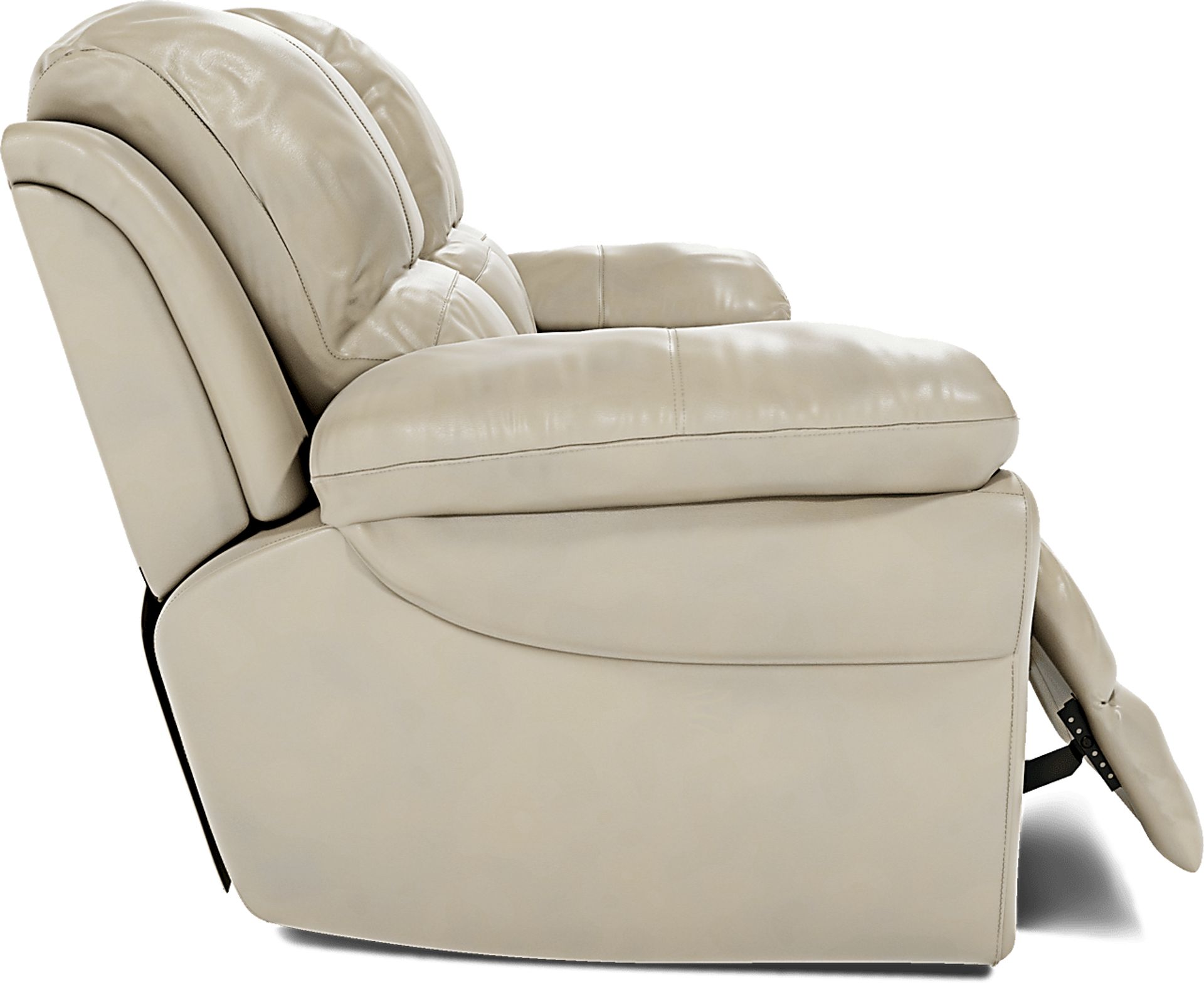 Vercelli Stone Leather Power Reclining Sofa - Image 8