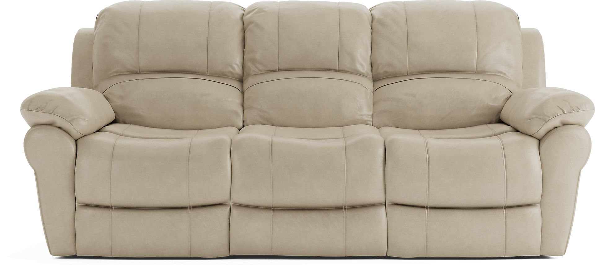 Vercelli Stone Leather 8 Pc Power Reclining Living Room - Image 2