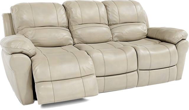 Vercelli Stone Leather 3 Pc Living Room with Reclining Sofa - Thumbnail - Image 7