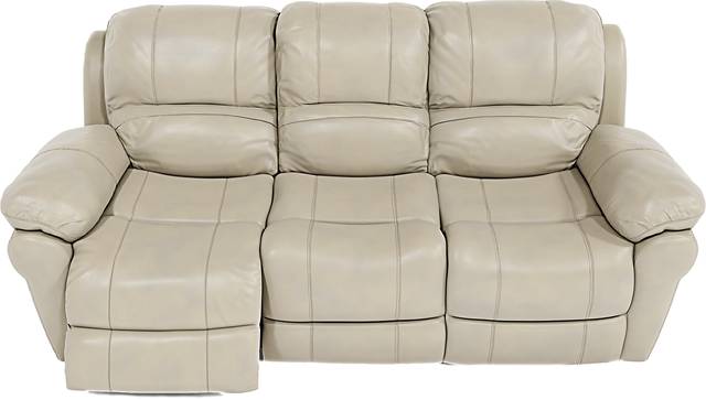 Vercelli Stone Leather 3 Pc Living Room with Reclining Sofa - Thumbnail - Image 8