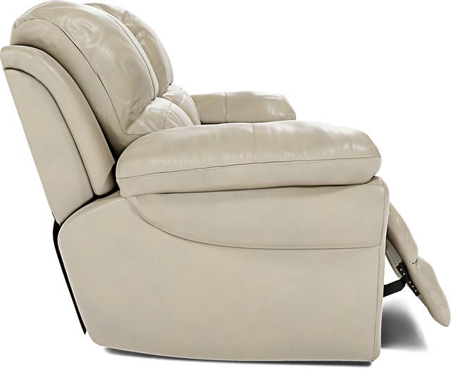 Vercelli Stone Leather 3 Pc Living Room with Reclining Sofa - Thumbnail - Image 9