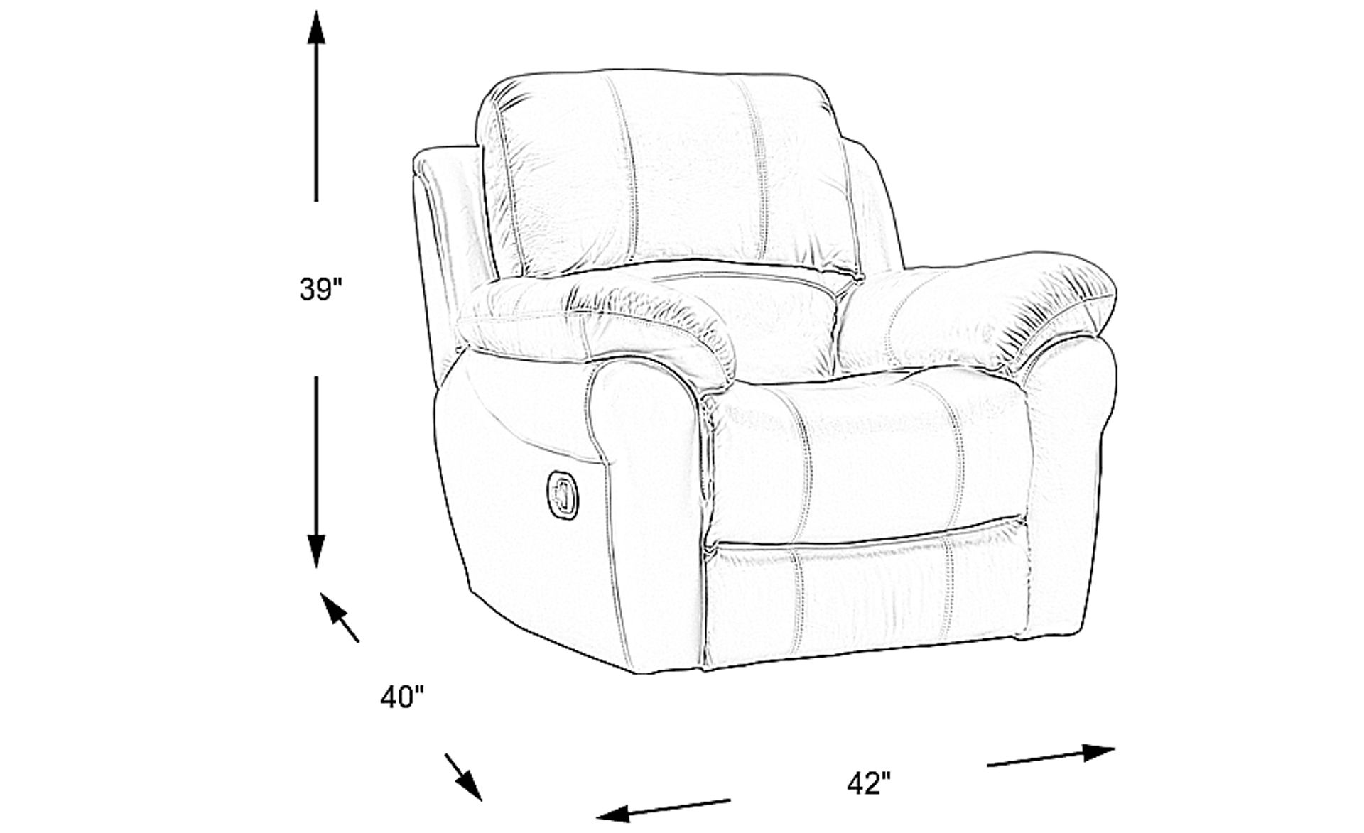 Dimension Image. Please refer to the Dimension Tab on this page for dimension details.