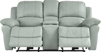 power reclining console loveseat