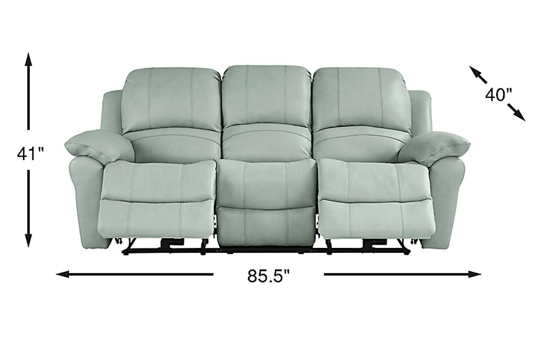 Vercelli Way Leather Power Reclining Sofa