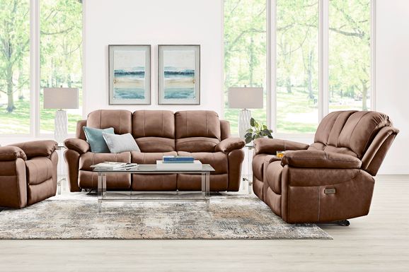 Vercelli Way 8 Pc Leather Power Reclining Living Room Set