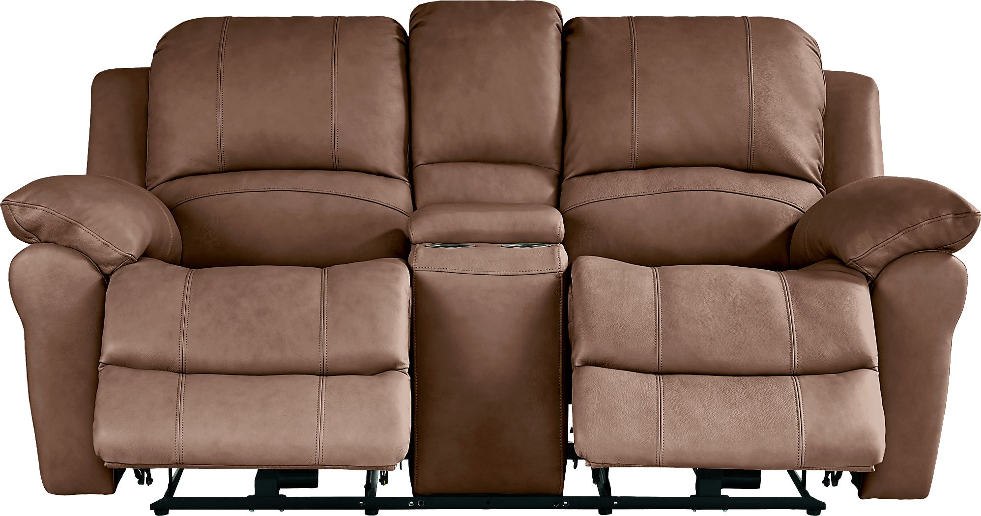 power reclining console loveseat