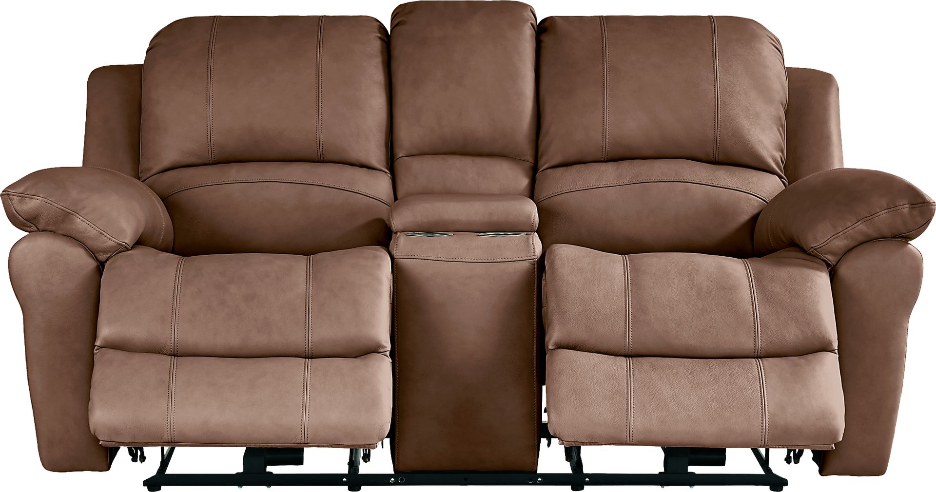 Vercelli Way Brown Leather 8 Pc Power Reclining Living Room with Reclining Sofa - Image 2