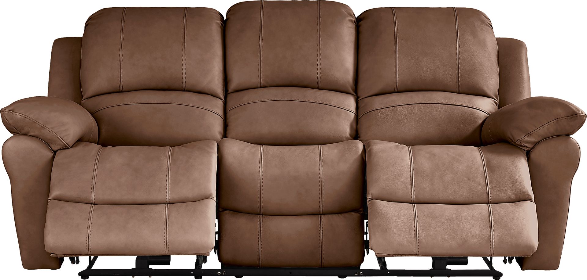 Vercelli Way Brown Leather Power Reclining Sofa - Image 1