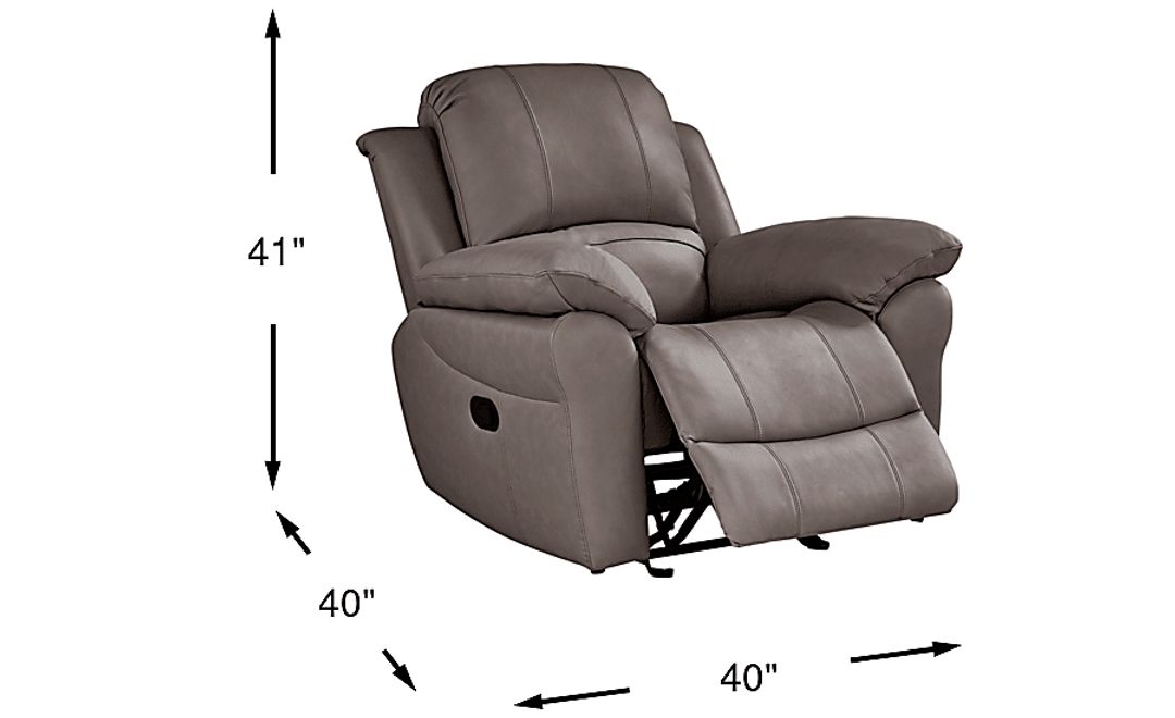Vercelli Way Leather Rocker Recliner
