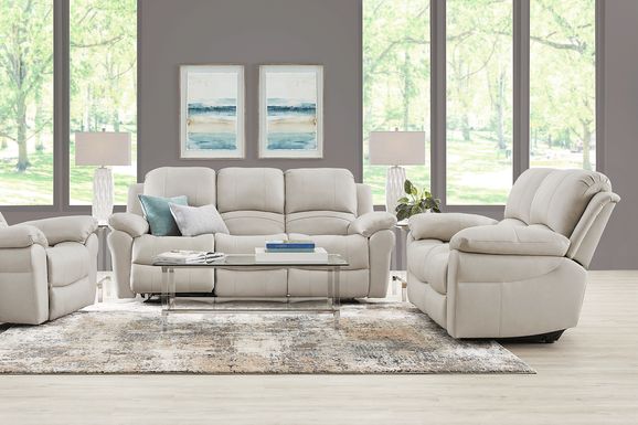Vercelli Way 5 Pc Leather Non-Power Reclining Living Room Set