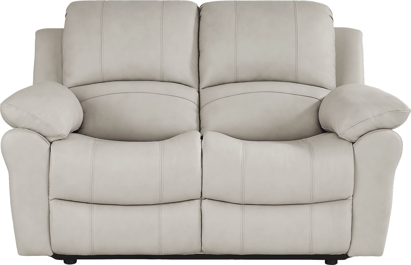 Vercelli Way Stone Leather Loveseat