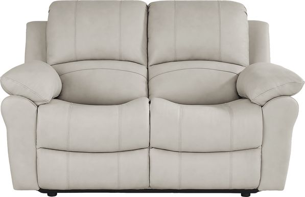 Vercelli Way Stone Leather Loveseat