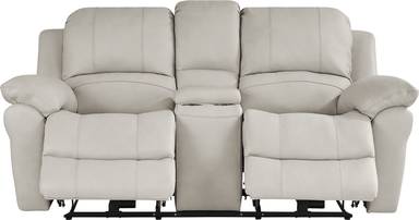 power reclining console loveseat